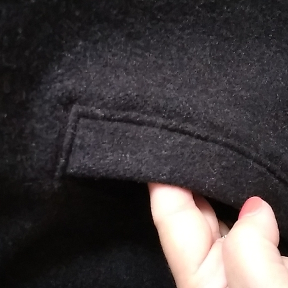 Apt 9 Men's Dark Gray Wool Blend Winter Coat. Size Small - Picture 4 of 10